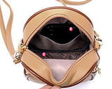 Classy PU Leather Shoulder Bag with Adjustable Strap - Beige