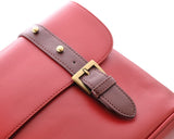 Vintage Leather Shoulder Bag for DSLR SLR Camera - Red