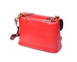 Vintage Leather Shoulder Bag for DSLR SLR Camera - Red