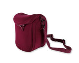 Soft Mirrorless Camera Bag with Detatchable Battery Pouch - Magenta