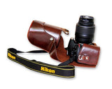 Retro Nikon D5600 Camera Leather Case