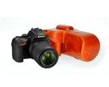 Retro Nikon D5600 Camera Leather Case
