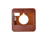 PU Leather Case for Polaroid Socialmatic Instant Digital Camera-Brown