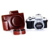 Retro Olympus OM-D E-M10 Mark III Leather Camera Case