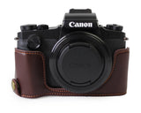 Canon PowerShot G1 X Mark III Genuine Leather Half Camera Case