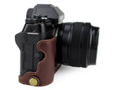 Fujifilm X-T100 Genuine Leather Half Camera Case