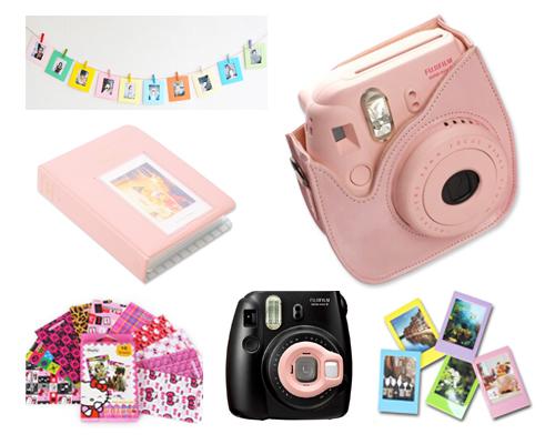 Fujifilm Bundle Set Photo Frame / Case for Fuji Instax  Mini 8 - Pink