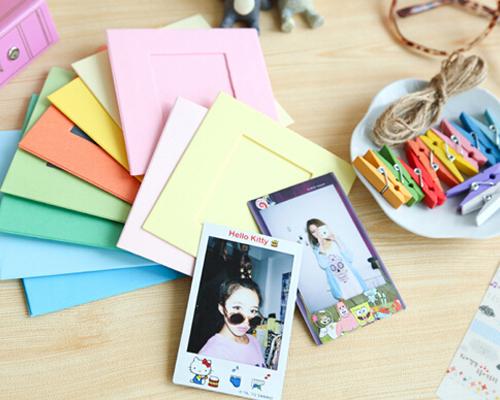 Fujifilm Bundle Set Photo Frame / Case for Fuji Instax Mini 8 -Yellow