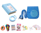 Cute Camera Accessory Bundles Set for Fujifilm Instax Mini 8 - Blue