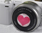 Lens Cap for 40.5mm Filter Size - Heart