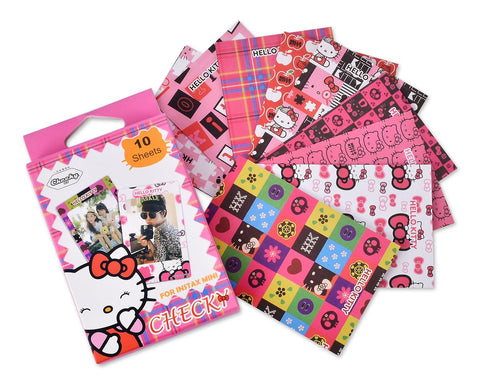 Fujifilm Instax Mini Film Decoration Sticker Borders - Hello Kitty