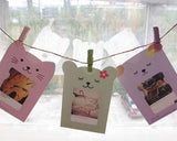 6 Pcs Paper Photo Frame Set for Fujifilm Instax Polaroid Mini Films