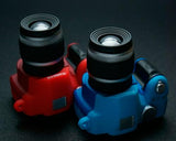 Cute Camera-shaped Hot Shoe Cover for Canon Nikon Fujifilm - Blue