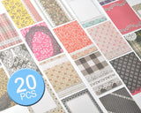 20 Sheets Fujifilm Instax Mini Films Decor Sticker Borders - Lace