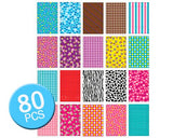 80Pcs Photo Sticker Borders for Fujifilm Instax Mini Films - Colorful