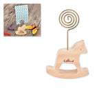 Wooden Memo Clips Place Card Fuji Instax Films Photo Holder - Horse