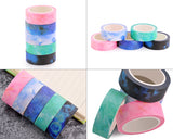 5 Rolls Washi Tape Set Decorative Masking Tapes