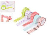 5 Pcs Washi Masking Tape Craft Decoration