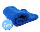 5 Pieces Car Microfiber Cleaning Cloth Washing Towel