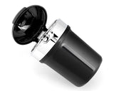 Portable Auto LED Car Cigarette Smokeless Ashtray - Black