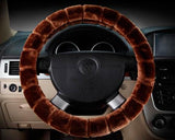 Soft Furry Car Stretch-on Steering Wheel Cover