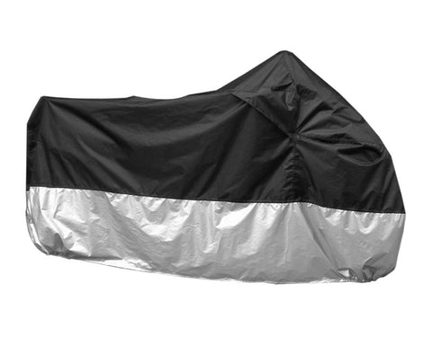 190T Nylon Heavy Duty Waterproof Bike Cover - Black