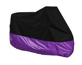 190T Nylon Heavy Duty Waterproof Bike Cover - Purple