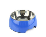 Glossy Series Stainless Steel Pet Bowl 2 in 1