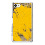 Yellow on Wood Designer Phone Cases