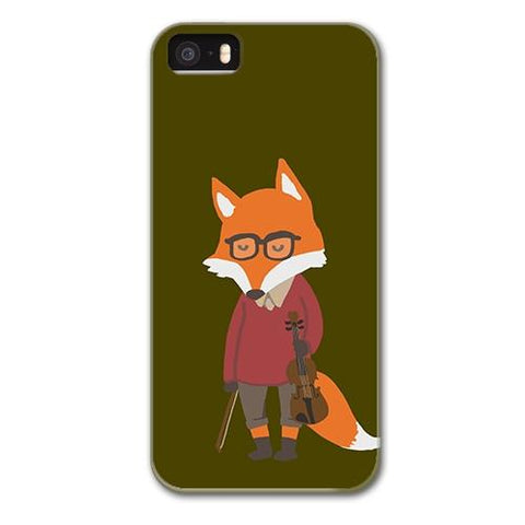 Red Fox Violinist Designer Phone Cases
