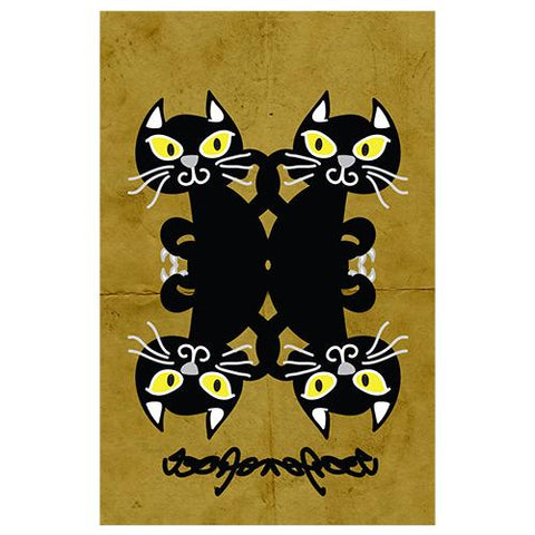 Refraction Black Cat Designer Phone Cases