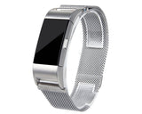 3 Pcs Magnet Stainless Steel Mesh Watch Band for Fitbit Charge 2