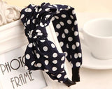 Korean Style Big Bow Polka Dots Headband