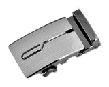 Classic Adult Men Metal Sliding Automatic Belt Buckle - Engrave