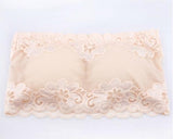 2 Pcs Lace Stretchy Tube Bra - Set C