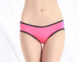 Lace Open Crotch Thong with a Strappy Back and Satin Bow