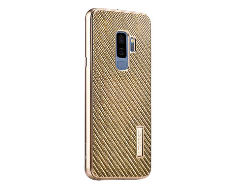 Samsung Galaxy S9 Metal Case with Carbon Fiber Back