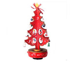 Christmas Tree Rotating Wooden Music Box