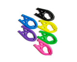 5 Pcs Plastic Folding Clothes Hanger - Purple