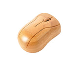 2.4GHz Bamboo Wireless Mouse with USB Receiver