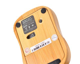 2.4GHz Bamboo Wireless Mouse with USB Receiver