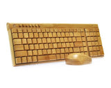 2.4GHz Bamboo Wireless Keyboard and Mouse Combo
