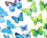 12 pieces DIY Home Decoration 3D Butterflies Wall Stickers