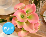 5 Pieces Calla Lily Bridal Wedding Bouquet