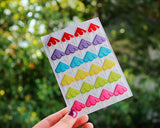 DIY Craft Diary Scrapbook Photo Album Corner Sticker - Colorful Cloud
