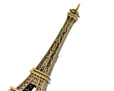 Romantic Metallic Eiffel Tower Model Statue Decoration - 15cm