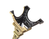 Romantic Metallic Eiffel Tower Model Statue Decoration - 32cm