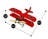 Vintage Boeing Stearman Like Skyway Toy Plane Model - Red