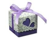 Loving Heart Wedding Candy Boxes with Ribbons