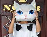 16'' Cat Face Plush Pillow Animal Cat Cushion